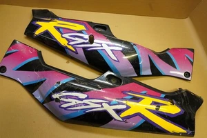 SUZUKI GSXR750 GSXR 750 W 1992 1995 set seat tail fairing panels DAMAGED frame - Picture 1 of 17