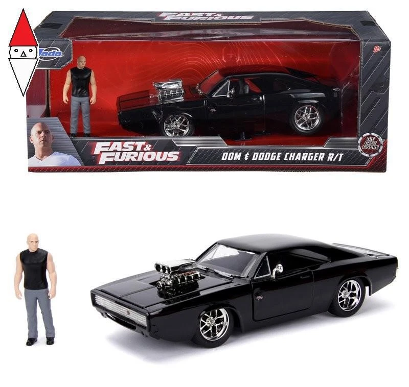 MODELLINO SIMBA FAST AND FURIOUS 1970 DODGE CHARGER 1/24 DIE-CAST - Immagine 1 di 1