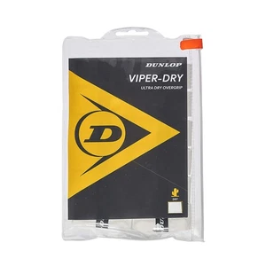 Dunlop Sports Viper Dry Ultra Dry Tennis Overgrip, 12 Griff Tasche, weiß - Bild 1 von 1