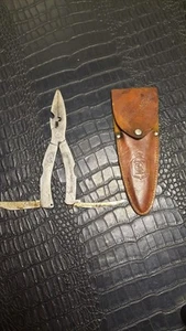 VINTAGE 151 OVERLAND FISHERMAN'S FRIEND ZANGE MULTITOOL LEDERSCHEIDE GERMANY - Bild 1 von 13