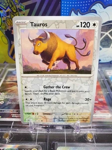 Tauros 128/165 Reverse Holo Uncommon Pokemon TCG S&V English 151 - Picture 1 of 2