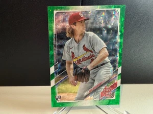 Tarjeta de novato 2021 MLB Topps Baseball Jake Woodford #452 Green Ice (/499) SP - Imagen 1 de 2
