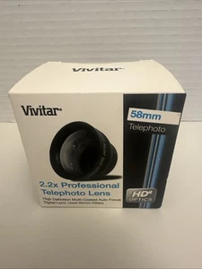 Vivitar 2.2X Professional Telephoto Lens 58mm New Camera Lens For Canon - Picture 1 of 6