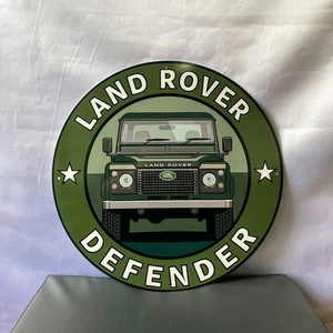 Land Rover Defender - Heritage Edition Heavy Metal Sign - 19,7" (50cm) - Bild 1 von 9