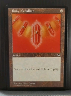 Mtg RUBY MEDALLION NM Tempest  - Image 1 of 2