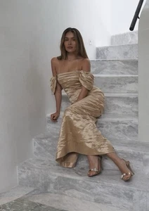 Aje.Zara Gathered Midi Dress AU12/US8 BNWOT - Picture 1 of 7