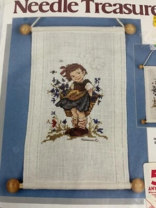 Tesoros de aguja #02675 BANDERA TÍMIDA punto de cruz contado M.J. Hummel - Imagen 1 de 4