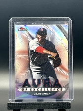 Ozzie Smith 2022 Topps Finest - Aura of Excellence Silver Refractor!!