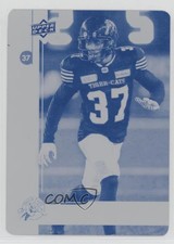 2018 Upper Deck CFL Achievement Printing Plate Cyan 1/1 Richard Leonard #87 i9i