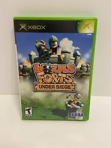 Worms Forts: Under Siege (Microsoft Xbox, 2005) completo en caja original - Imagen 1 de 4