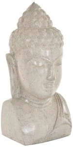 Große Dekofigur XXL Skulptur Terrazzo Optik Indoor (Weiss, Buddha Büste 100cm) - Bild 1 von 8