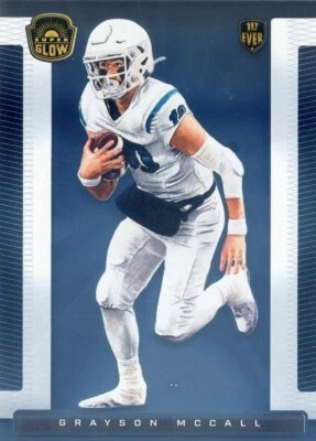 2021 Super Glow Sports Inaugural GRAYSON MCCALL 1st Ever Base Silver Card #19 - Image 1 of 2