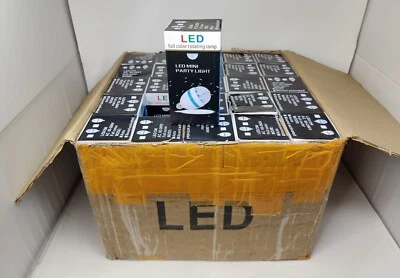 50 bolas de cristal rotação automática LED lâmpada de palco lâmpada de festa discoteca  - Imagem 1 de 4