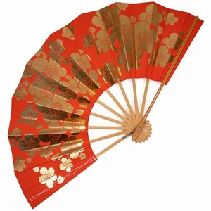 VTG Japanese Maiogi Folding Dance Fan Lightly Used in Original Storage Box - Picture 1 of 5