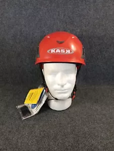 Casco KASK Superplasma HD Rosso ANSI Z89.1 Classe C Cappello Rigido Arrampicata Arborista Nuovo - Foto 1 di 17