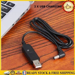2pcs 1m USB Charging Cables 5V to 10V for BaoFeng UV-5R UV-82 UV-8D BF-9700 - Zdjęcie 1 z 8
