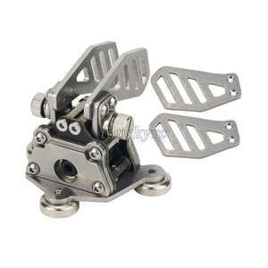 HamGeek HG-K6 2. generacji Dual-Paddle Morse Key Automatyczny klucz CW z bazą szt - Zdjęcie 1 z 8