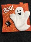 Avon 2008 Halloween Ghost Bag Boo with Spider Orange Felt - Cute