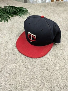 Minnesota Twins New Era Hat CT TC 7 3/8 MLB 59 Fifty 59/50 Flat Fitted Coolbase - Picture 1 of 5