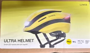 Lumos Ultra Smart Bike Helmet | Customizable Front and Back LED Lights SIZE M/L - Picture 1 of 7