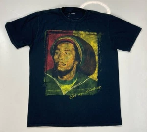 Bob Marley Get Up Stand Up Graphic T-shirt Women Small Black Short Sleeve Music - Picture 1 of 7