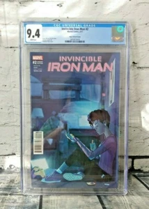 Invincible Iron Man #2 1:25 Piper Cover Variant CGC 9.4 Riri Williams Ironheart - Picture 1 of 12