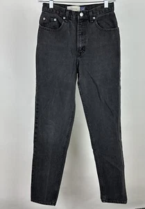 Jeans GAP Mom Vintage Años 90 25x32 REALMENTE Desteñidos Negros Denim Pierna Cónica Grunge Boho - Imagen 1 de 12