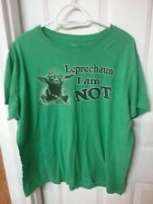 Gap Men's Yoda Star Wars Leprechaun I Am NOT Graphic T-Shirt Large Worn 1 time