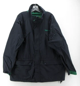 VINTAGE Timberland Jacket Men Large Blue Windbreaker 90s Coat Rugged Hiking - Picture 1 of 17
