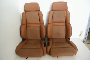 PAR DE ORTOPÉDICOS RECARO PIEL ALCÁNTARA NUEVO CUBIERTO CON AIRE ACONDICIONADO - Imagen 1 de 6