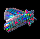 S-Chassis All-Stars Hologram Sticker Vinyl Decal 240sx Schassis S13 S14 S15 JDM