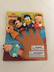5er Set Disney Jr. Mickey Mouse Clubhaus Fingerpuppen Badespielzeug Neu - Bild 1 von 1