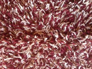 2 Bamboo Rugs - Hand Woven In India Shag Rug Multi Color 24" x 36" Rare to find - Picture 1 of 1
