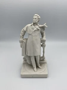 Rare Soviet Porcelain Figurine Writer Alexander Pushkin USSR - Picture 1 of 9