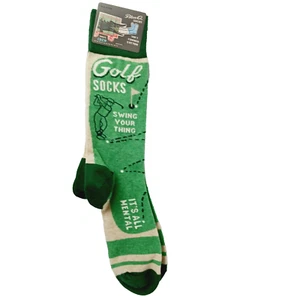 Socke blau Q Crew Herren Damen Golf Swing Your Thing mental let fly KOMBIVERSAND - Bild 1 von 12