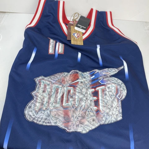 Yao Ming 75th Anni Houston Rockets Mitchell And Ness 2002 Swingman Jersey S Cover