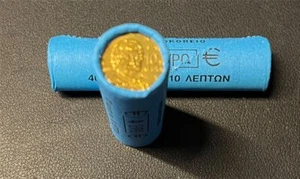 Münzrolle - 40 x 10 Cent Münze Griechenland 2003 - "Rigas Velestinlis-Fereos" - Bild 1 von 3