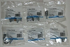 Lot Of 6 Thomas & Betts Superstrut 1" Universal for Rigid Pipe Clamp Steel - Picture 1 of 2