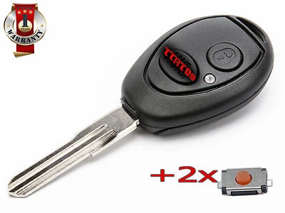 T1 KEYS CHIAVE TELECOMANDO PER LAND ROVER DISCOVERY 2 TD5 KEY + 2x PULSANTE INTERRUTTORI