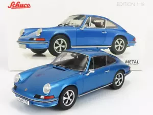 Schuco 1973 PORSCHE 911S Coupe Blue Metallic 1:18*Brand New! NICE COLLECTOR!! - Picture 1 of 10