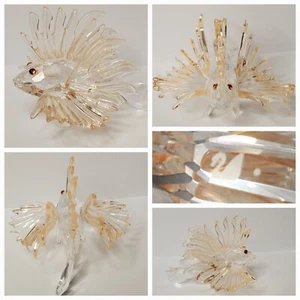 Swarovski Crystal 604011 Lion Fish 7644 000 008 MIB Complete - Picture 1 of 8