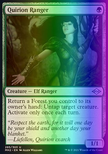 MTG Quirion Ranger (285e/765) Modern Horizons 2 LP FOIL- ETCHED | eBay
