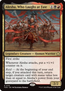 MTG - Alesha, Who Laughs at Fate - Foundation - NM - EN - Foil - Bild 1 von 3