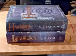 CJ SANSOM 2x HB; Shardlake series historical mystery - Heartstone, Lamentation - Picture 1 of 5