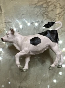 1970s Britains Ltd Plastic Black & White Cow Figurine - Made in England 2” - Picture 1 of 10