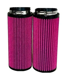 Banshee 39mm 41mm Carb Air Filters 8” 8 Inch K&N Style Long Red Filter Pair Set - Bild 1 von 2