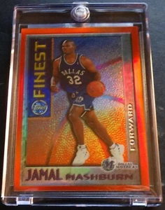 1995 JAMAL MASHBURN MYSTERY FINEST ORANGE BORDERED TEST REFRACTOR #M19 (214) - Picture 1 of 2