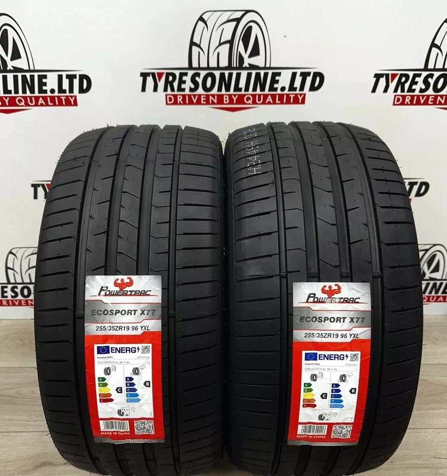 2 X 255 35 19 POWERTRAC ECOSPORT 255/35R19 96Y XL M+S C & B RATED TYRES 2553519 - Image 1 of 4