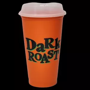 Starbucks Halloween Dark Roast 16oz Reusable Cup Glow in the Dark Lid 2020 New - Picture 1 of 6