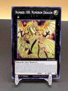 2020 Yu-Gi-Oh! 1st Edition Number 100: Numeron Dragon SR - Picture 1 of 2
